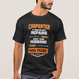 Camiseta Pau para Toda Obra Carpinteiro   Modelo Rústico
