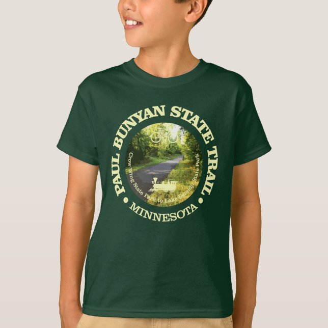 Camiseta Paul Bunyan State Trail (ciclismo c) (Frente)
