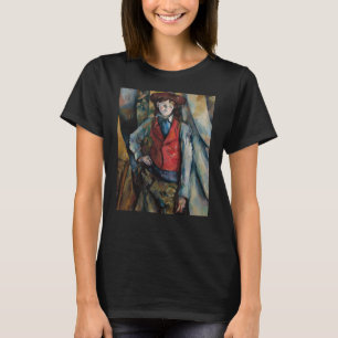 Camiseta Paul Cezanne - Menino com Colete Vermelho