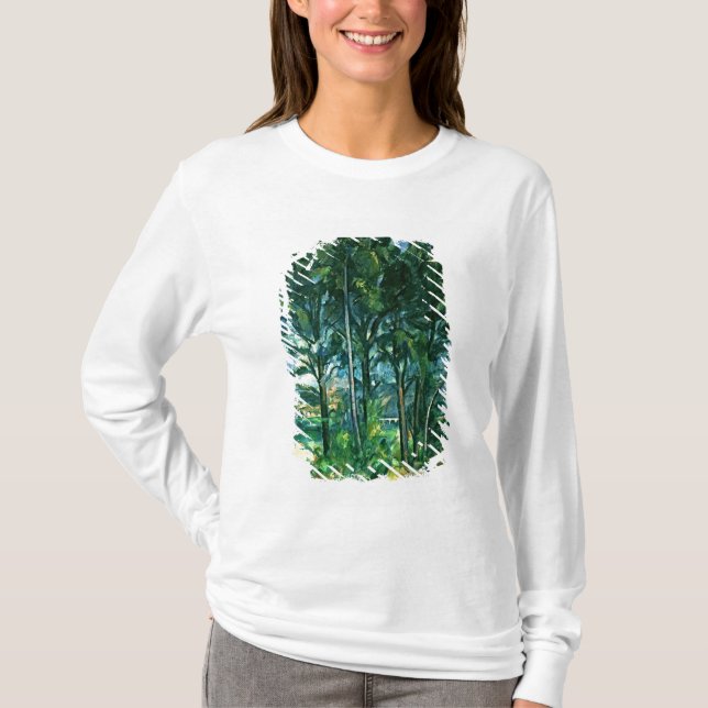 Camiseta Paul Cezanne | o aqueduto, c.1885-87 (Frente)