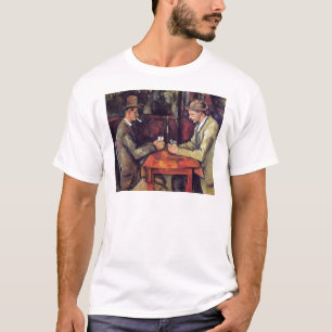 Camiseta Paul Cezanne - Os Jogadores de Cartas Pintura de A