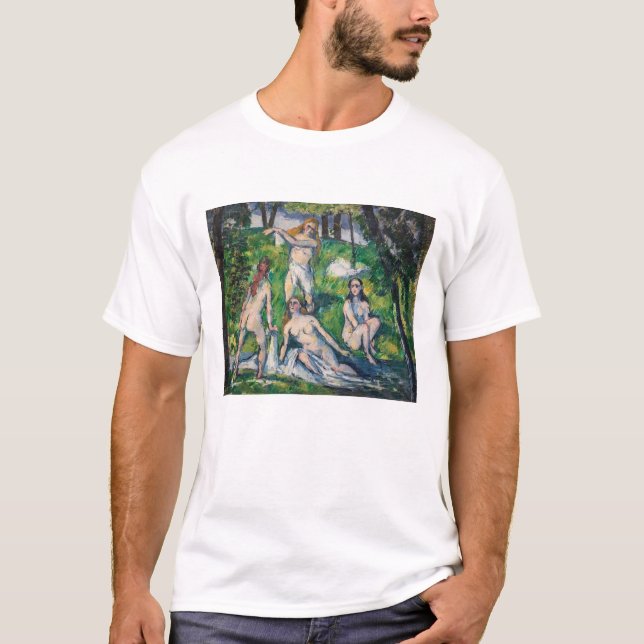 Camiseta Paul Cezanne - Quatro Bathers (Frente)