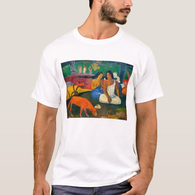 Camiseta Paul Gauguin - Árearea / O Cachorro Vermelho (Frente)