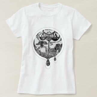 Camiseta Paul Gauguin-I Ouve-Te. Tahiti - bloco de madeira