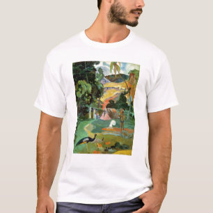 Camiseta Paul Gauguin Matamoe ou Paisagem com Peacocks