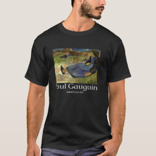 Camiseta Paul Gauguin Menina Bretã Sentada Arte Gráfica Vin