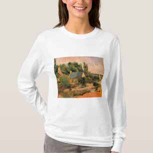 Camiseta Paul Gauguin que pinta Washerwomen na arte de