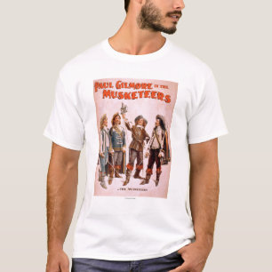 Camiseta Paul Gilmore nos mosqueteiros teatrais