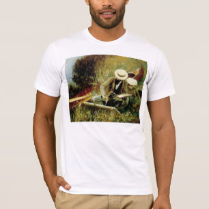 Camiseta Paul Helleu Desenho com sua Esposa