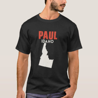 Camiseta Paul Idaho EUA State America Viagem Idahoan