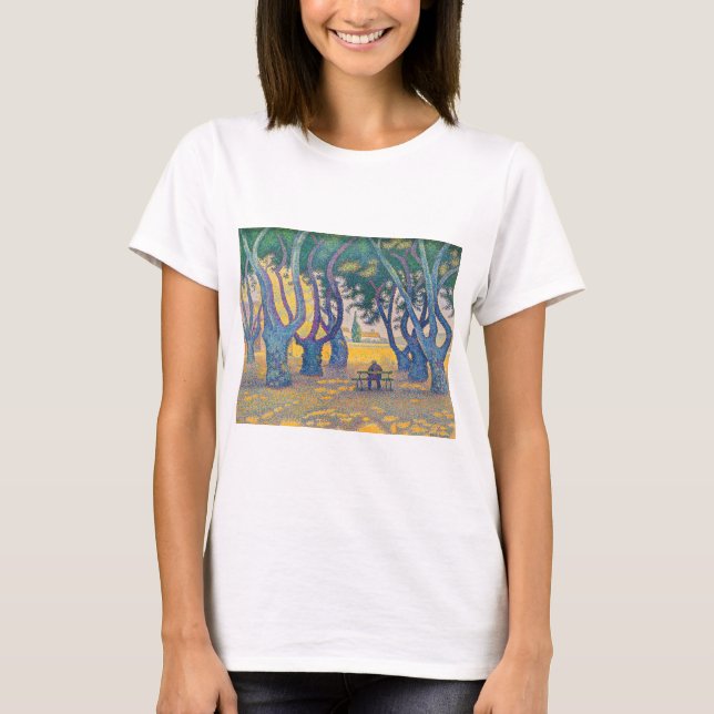 Camiseta Paul Signac - Place des Lices, Santo-Tropez (Frente)