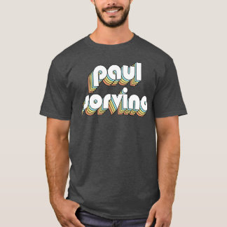 Camiseta Paul Sorvino Retro Rainbow Tipografia Estilo Desva