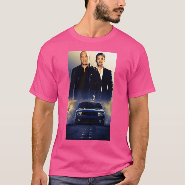 Camiseta Paul Walker Vin Diesel (Frente)