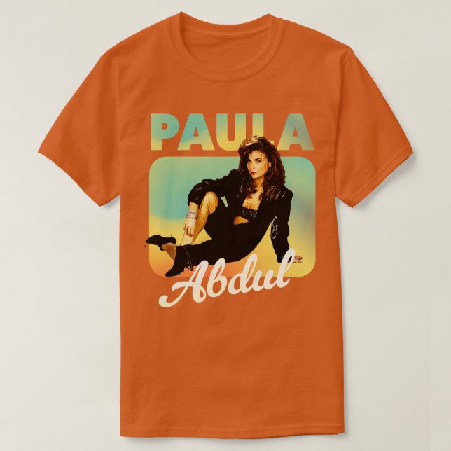 Camiseta Paula Abdul Retro Vintage (Frente do Design)