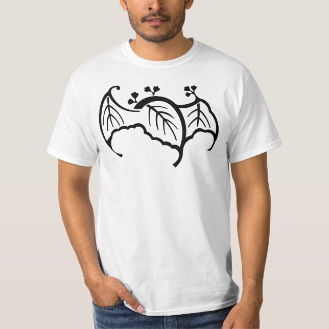 Camiseta Paulownia em forma de morcego (Frente)