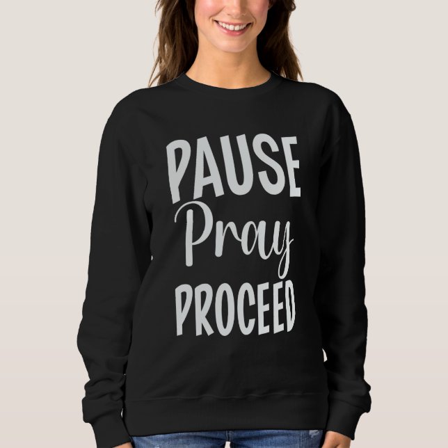 Camiseta Pausar Rezar Prosseguir (Frente)
