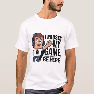 Camiseta Pausei Meu Jogo