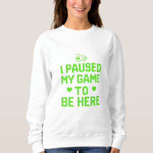 Camiseta Pausei Meu Jogo Arte Neon Pixel