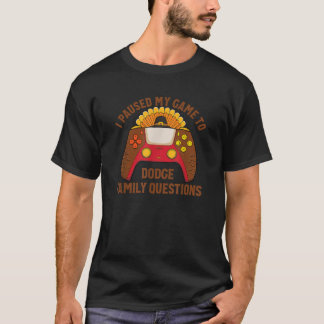 Camiseta Pausei meu jogo para perguntas da família Dodge Gr