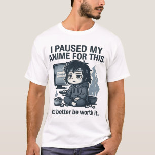 Camiseta Pauso Meu Anime por Isso