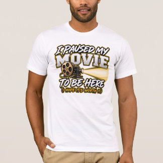 Camiseta Paussei meu filme para estar aqui