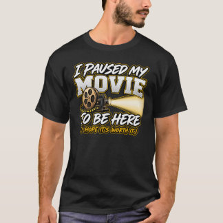 Camiseta Paussei meu filme para estar aqui