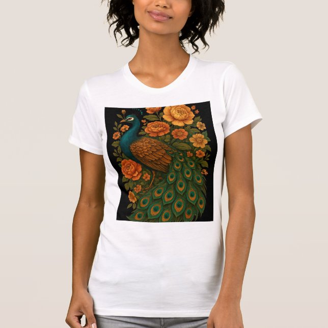 Camiseta pavão (Frente)