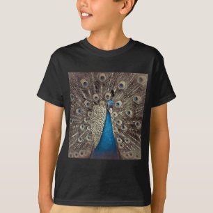 Camiseta Pavão Azul Antiquado