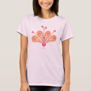 Camiseta Pavão de uma cor diferente