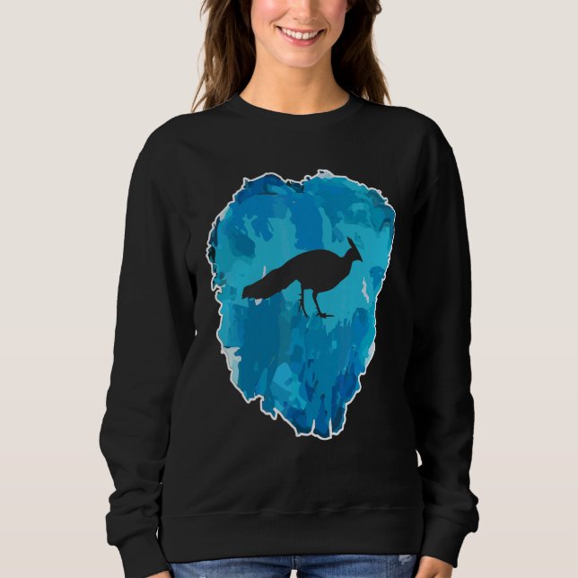 Camiseta Pavão Em Um Bloco De Gelo Para A Eternidade (Frente)