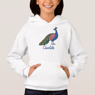 Camiseta Pavão humilde vívido personalizável