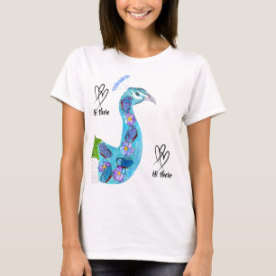 Camiseta Pavão Olá