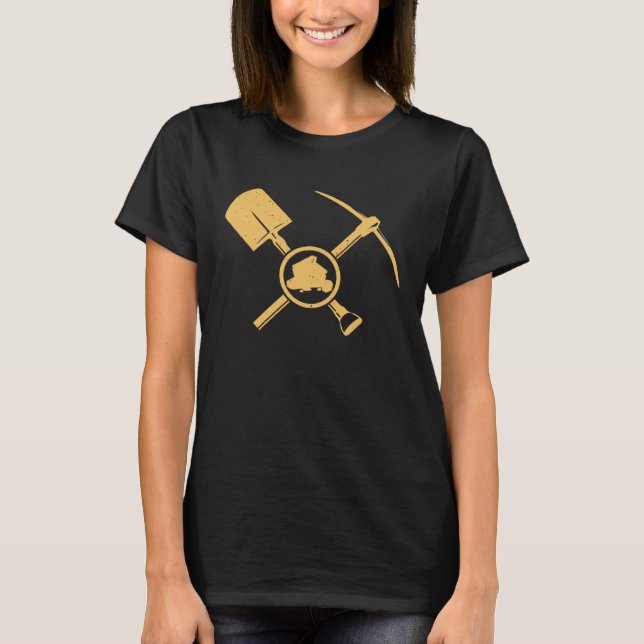 Camiseta Pavilha E Picareta Dourados (Frente)