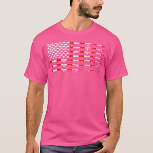 Camiseta Pavilhão Americano De Pesca De Voo