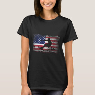 Camiseta Pavilhão Americano em Descanso de Água Usa Patriot