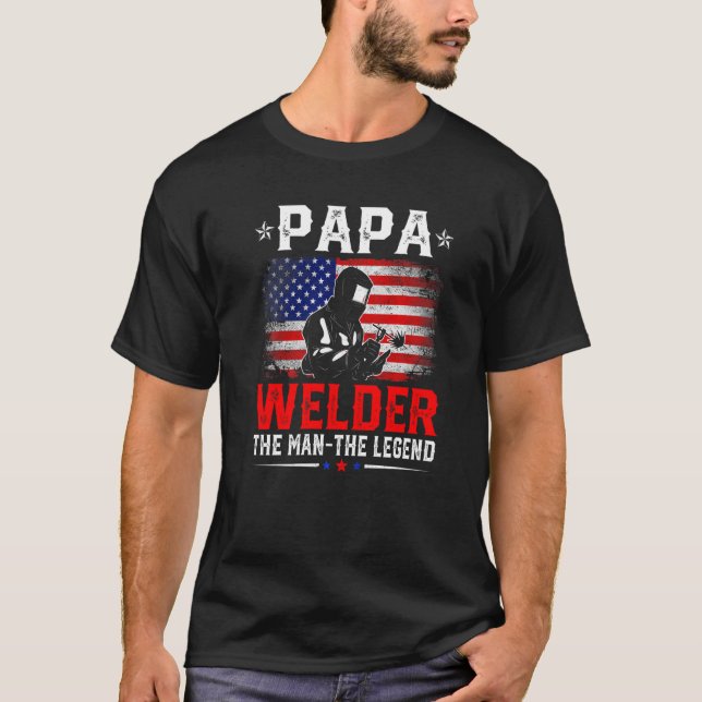 Camiseta Pavilhão Americano, Papa Solder A Legenda Re (Frente)