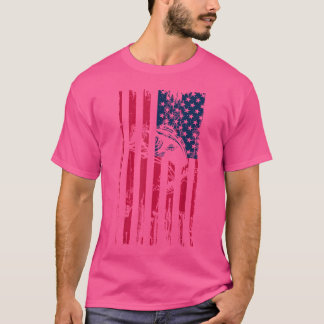 Camiseta Pavilhão Americano Pesca Anglesa Rod Pole