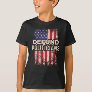 Camiseta Pavilhão Anti-Governo dos Políticos Defensores d