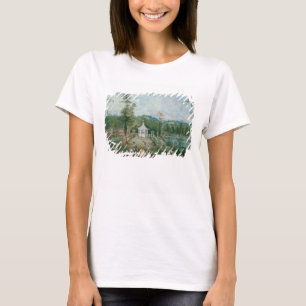 Camiseta Pavilhão chinês em um jardim inglês, 18o centur