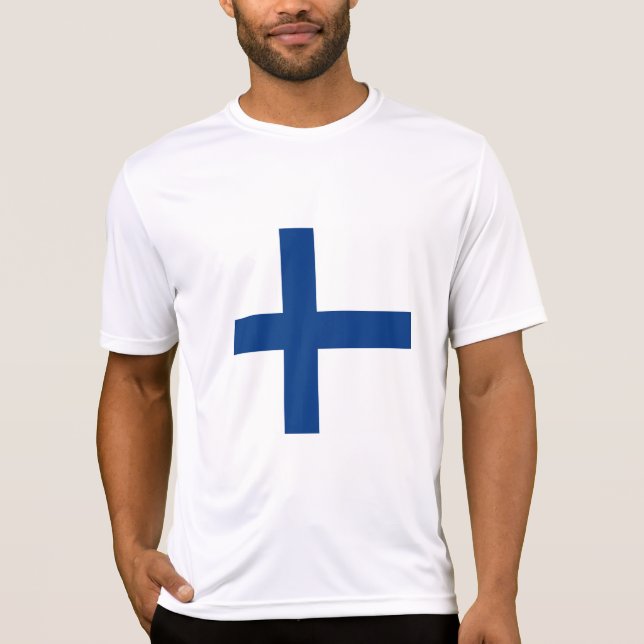Camiseta pavilhão da Finlândia (Frente)
