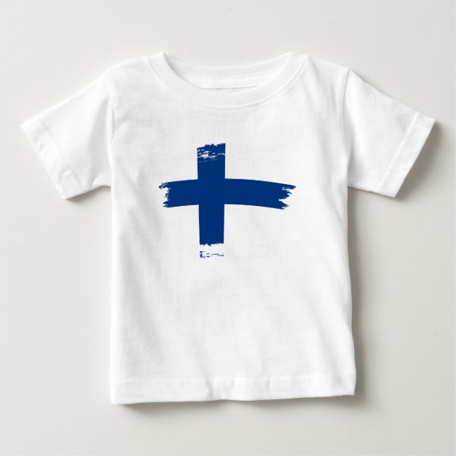 Camiseta pavilhão da Finlândia (Frente)
