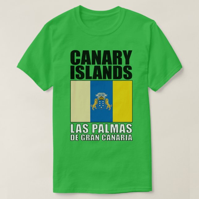 Camiseta Pavilhão das Ilhas Canárias (Frente do Design)