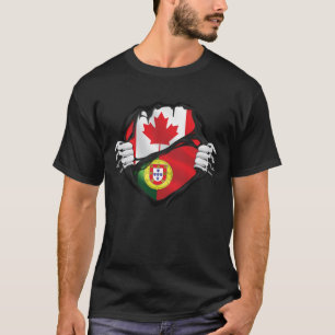 Camiseta Pavilhão de Raízes das Mãos Canadianas