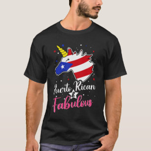 Camiseta Pavilhão Do Porto Rico E Fabuloso Unicórnio