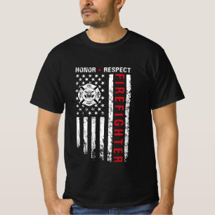 Camiseta Pavilhão dos Bombeiros da Linha Vermelha dos Estad