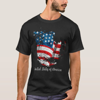 Camiseta pavilhão dos EUA