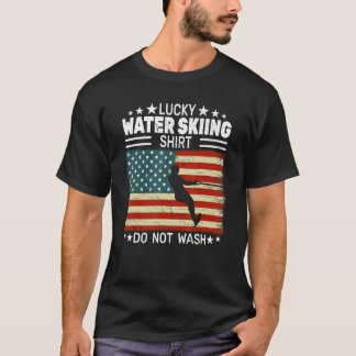 Camiseta Pavilhão dos EUA Água Pintada 4 de julho, aquieiro