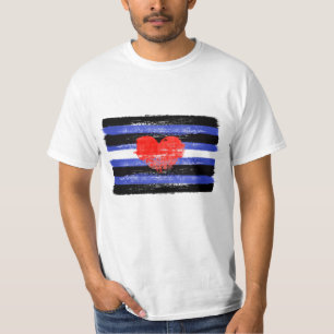 CAMISETA PAVILHÃO E SÍMBOLO DE ORGULHO DE COURO