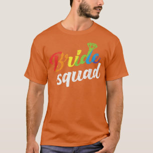 Camiseta Pavilhão LGBT do arco-íris da Esquadra Brilhante