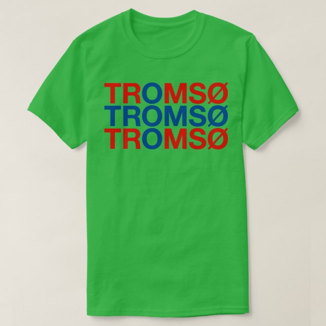 Camiseta pavilhão norueguês TROMSO (Frente do Design)